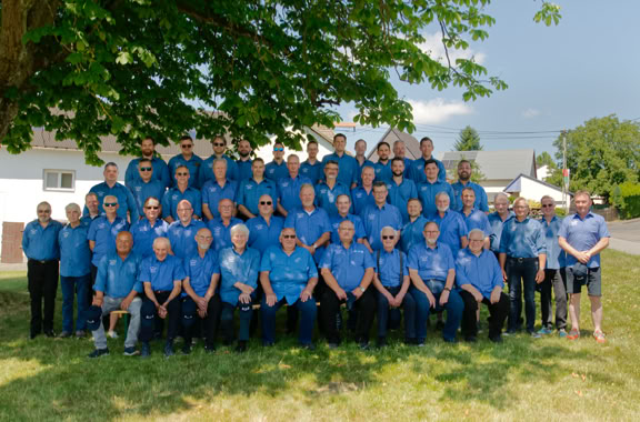 Gruppenfoto der Ehemaligen Burschen Meinborn
